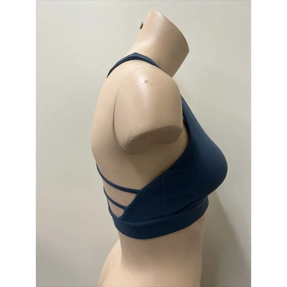 Zyia Active Sports Bra Grey Gray Yoga Athletic Workout Size Small FS Charity - Picture 4 of 9